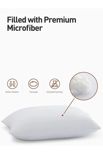 CAQQA Softlow Microgel 900 γρ. Μαξιλάρι που πλένεται