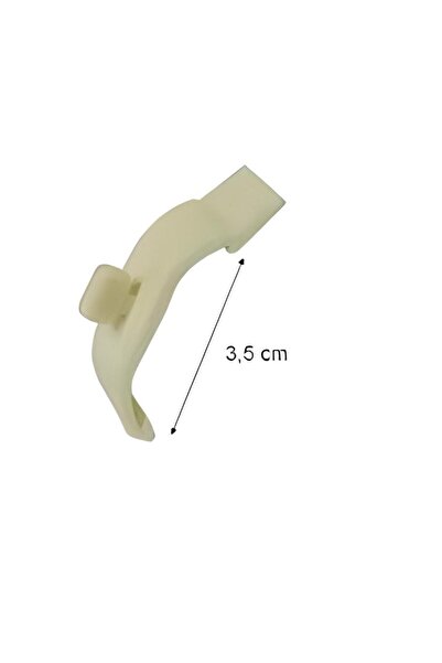 bk&tk design Stor Zebra Perde Pratik Kornişe Takma Aparatı 3 Adet