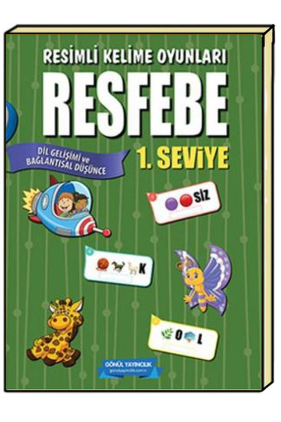 GÖNÜL YAYINCILIK Adım Adım Resfebe Seti (seviye 1-2-3-4) Kelime Oyunları kitap seti