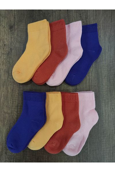 Leement socks Детски дебели термо чорапи от хавлиени материи, 8 чифта, зимни чорапи