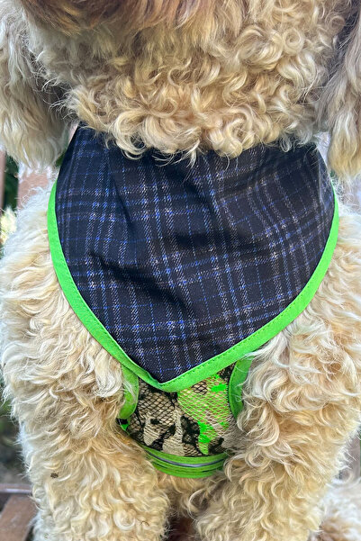 Globodepo طوق الصدر مع طوق قابل للتعديل وباندانا - حزام الكلب المضاد للهروب، ...