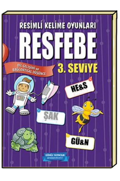 GÖNÜL YAYINCILIK Adım Adım Resfebe Seti (seviye 1-2-3-4) Kelime Oyunları kitap seti