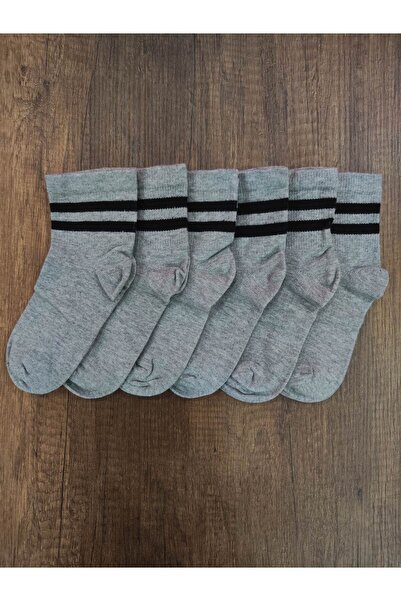 Leement socks Детски 6 чифта колежански получорапи Premium Series безшевни пръсти