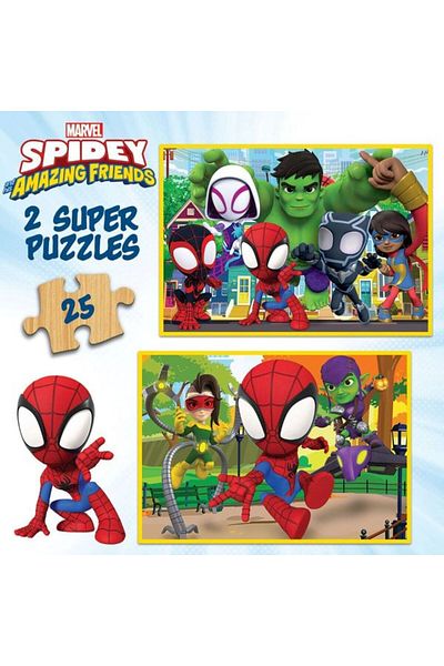 EDUCA Spidey and Friends 2X25 Fsc Slide-On Figures