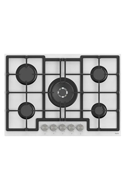 Ferre Flowart 75 Serisi Inizio Beyaz Ankastre Set ( D078 - Ed036 - Qms63cb ) 75 Cm Ocak