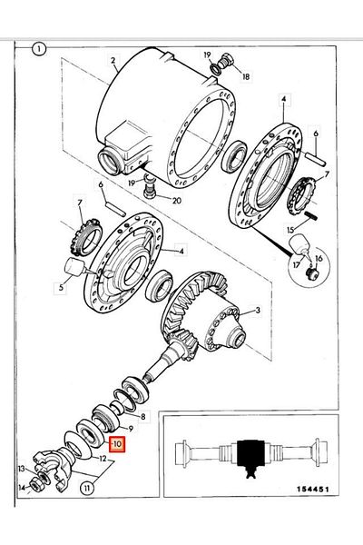 Partspro 904/50023/P - OIL SEAL F06/