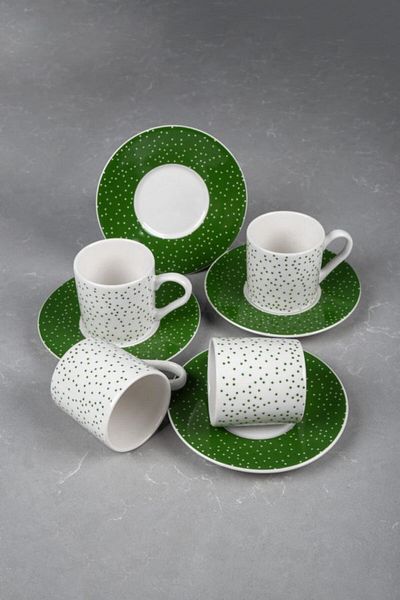 Eren Çini Seramiği Derun 12 Piece Coffee Cup Set 100 ml