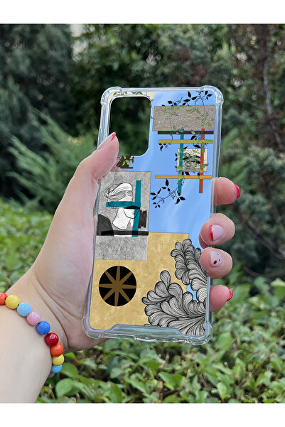 Coco Aksesuar Samsung Galaxy A52 Uyumlu Aynalı Manzara Desenli Darbe Kamera Korumalı Silikon Telefon Kılıfı
