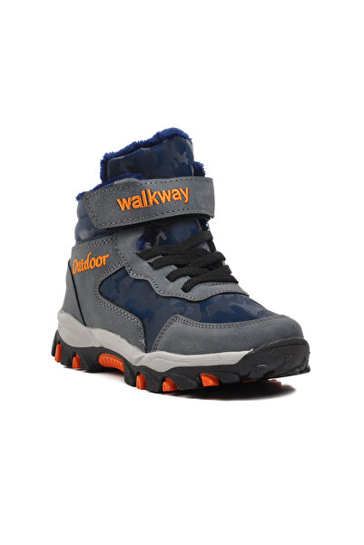 WALKWAY Leo-F Lacivert İçi Kürklü Çocuk Outdoor Bot