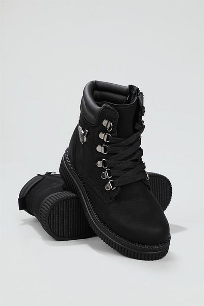 Twingo 670 black Emerald Wool Inside Water and Soguğa Resistant Non-Slip Sole Zippered Cocuk Boots