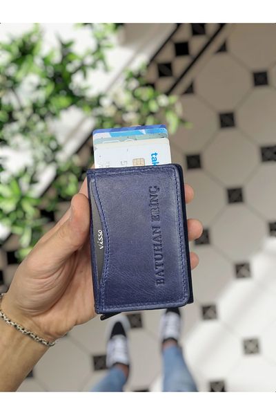Visso leather 682 Θήκη έξυπνης κάρτας μηχανισμού από γνήσιο δέρμα