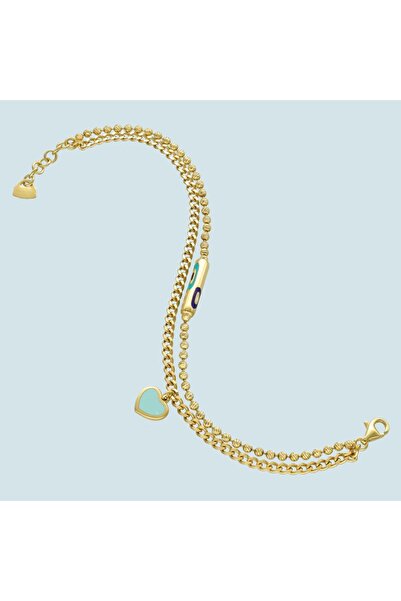 CETAŞ Cetaş 14 Ayar Fortuna Sarı Altın Mineli Bileklik