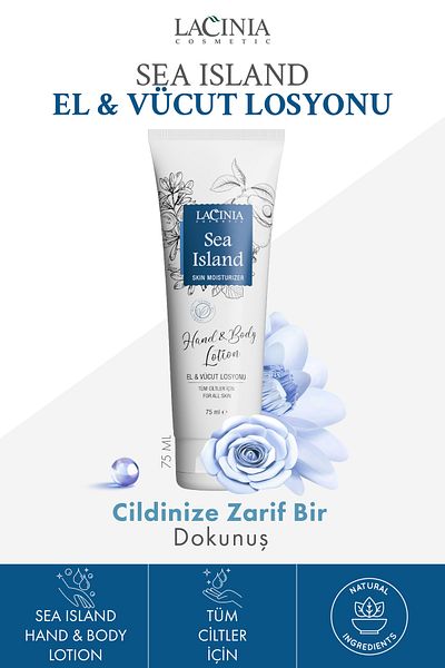 Lacinia Sea Island 75 ml - Hand and Body Lotion