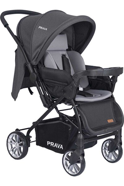 Genel Markalar P11 Dream Plus Çift Yönlü Bebek Arabası Siyah Füme