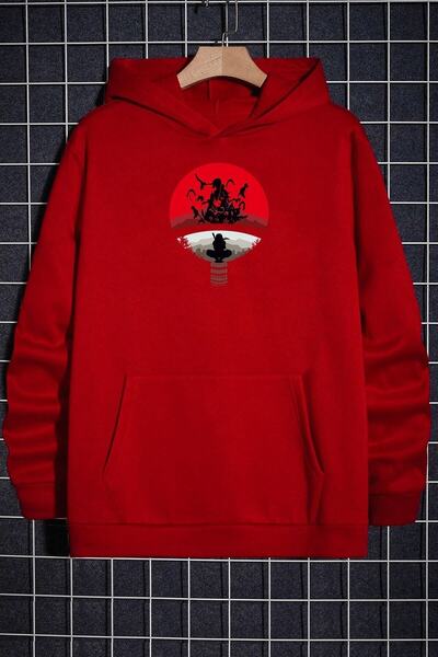 Adrift Unisex Itachi Uchiha Štampano dukserica KP-BLACK-itachi