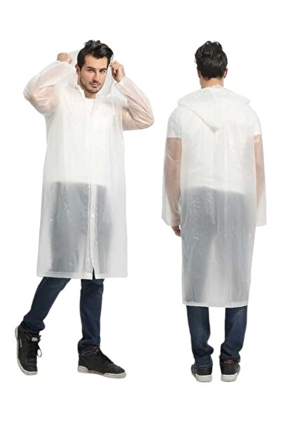 Mood Agenda Men's Windproof Hooded Raincoat Eva Raincoat