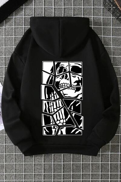 Adrift KPP-crna-dekal unisex Pamuk dukserica