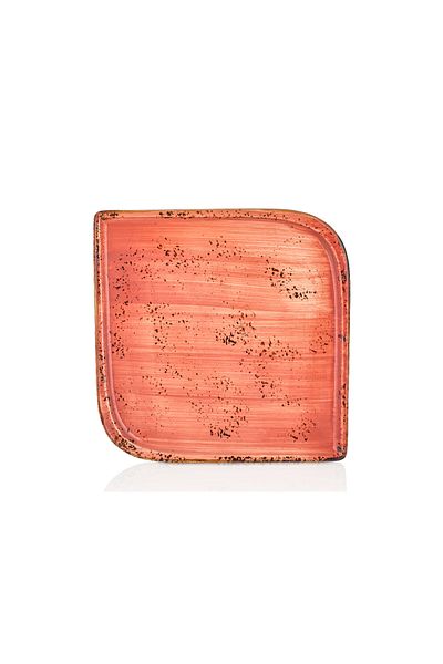 İkram Dünyası طبق مربع 25 سم من Laterite Arel