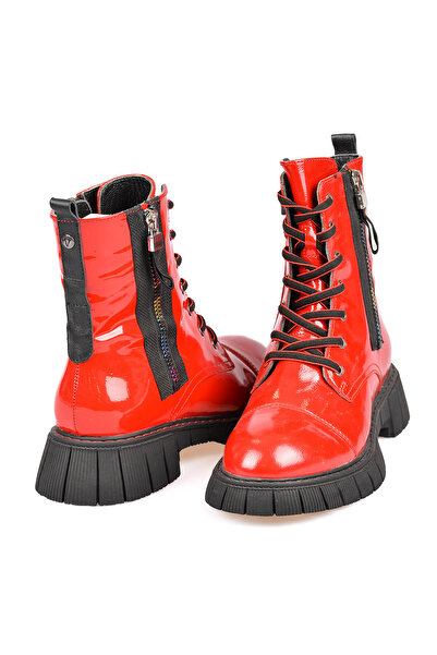 Venüs 2252301K Hakiki Deri Destekli Taban Spor Klasik Günlük Kalın Taban Rugan Postal Bot