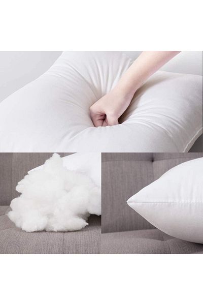 YEKTA MOBİLYA 2 Pieces Throw Pillow Inner Pillow Premium Throw Pillow Inner Filling 50*50 Cm Fiber Filled