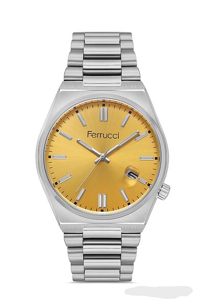Ferrucci FC.03223M.04 New Season Steel Cord 30 Mt Water Resistant Special Series Men's Wristwatch
