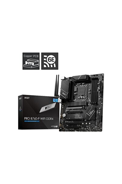 Universal لوحة الأم MSI PRO B760-P WIFI B760 DDR4 (بدون VGA) GLan 2.5G ATX HD...