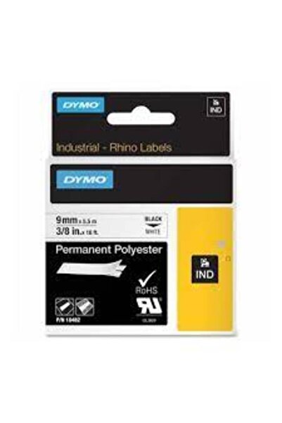 Universal ملصق كابل سلك Dymo أبيض أسود 21 × 21 مم 250 قطعة