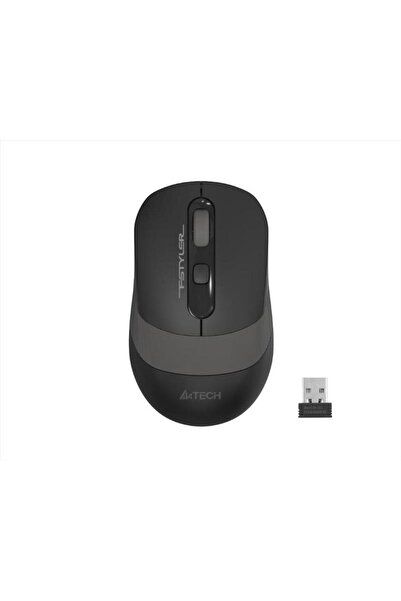 Universal A4 TECH FG10S نانو لاسلكي مع جهاز استقبال 2000 نقطة في البوصة رمادي