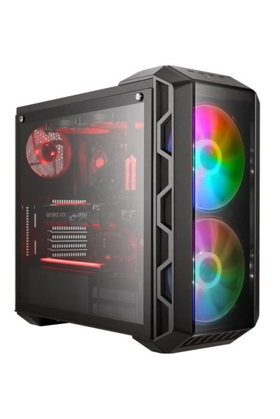 Universal Coolermaster Mcm-H500-Ignn-S01 Mastercase Powerless Black Tempered ...