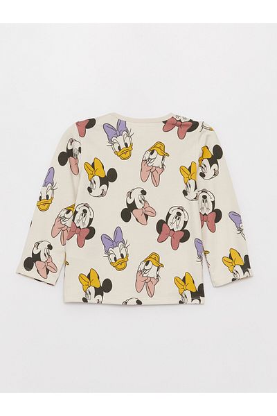 LC Waikiki Sada dívčího pyžama s výstřihem Disney s potiskem