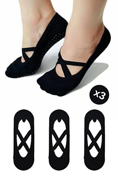 KBC Socks مجموعة من 3 جوارب نسائية بنعل غير قابل للانزلاق بيلاتيس يوجا للياقة...