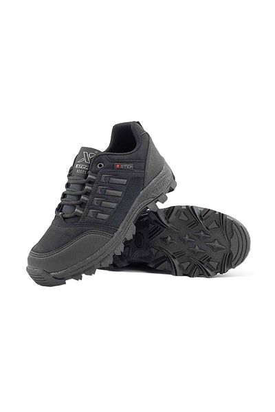 XStep Unisex Μαύρες X5 Αδιάβροχες Χειμερινές Κοντές Μπότες Trekking