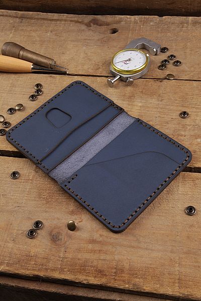 New Coast Leather 1900's Χειροποίητη ανδρική κάρτα από γνήσιο δέρμα