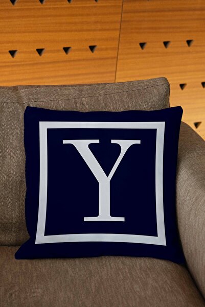 Şah Dekor Κάλυμμα μαξιλαριού με ριχτάρι με ψηφιακή εκτύπωση σε μπλε και λευκό...