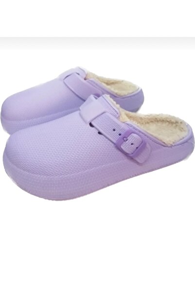 Sonimix Colorful Children's Fur Lined Non-Slip Sole Home Slippers