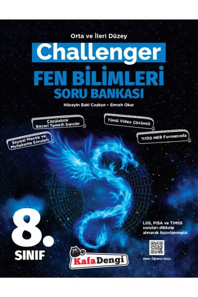 Kafa Dengi Yayınları 8.sınıf Challenger Fen Bilimleri Soru Bankası Orta Ve Il...