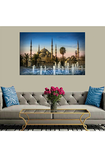 Sennight Dekoratif Baskı Cami Kanvas Tablo