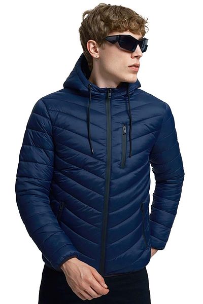 Loft LF2033231 MEN'S COAT - DARK BLUE - S - ST06895-DARK BLUE-S