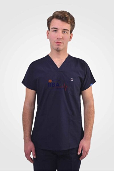 İBA MEDİKAL Flexcool Likralı Terikoton Takım - Lacivert