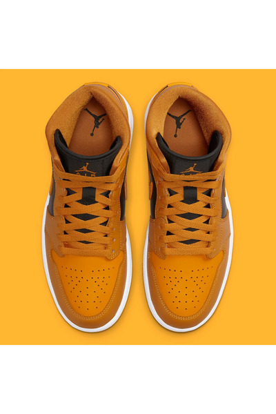 Nike Air Jordan 1 Mid University Gold Paints Erkek Spor Ayakkabı