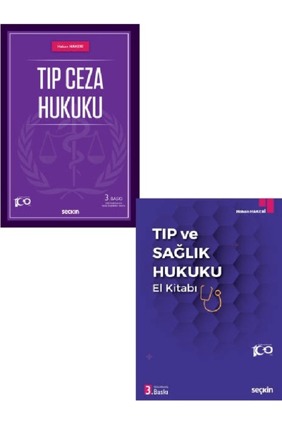 Seçkin Yayıncılık Tıp Ceza Hukuku - Tıp ve Sağlık Hukuku El Kitabı - Hakan Hakeri 2 KİTAP SET