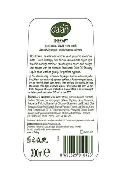 Dalan Mediterranean Olive Oil Liquid Soap 300 ml