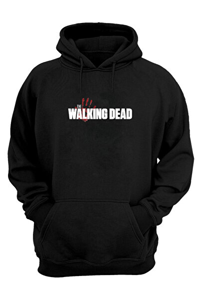 THEWERT Hanorac unisex The Walking Dead, negru, cu ajustare normală