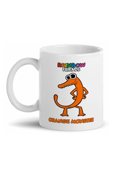Morinna كوب مطبوع عليه Rainbow Friends Orange Monster MR-10