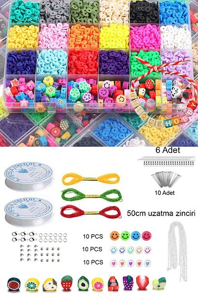uniquehobby Bracelet Necklace Making Set in a Box of 24