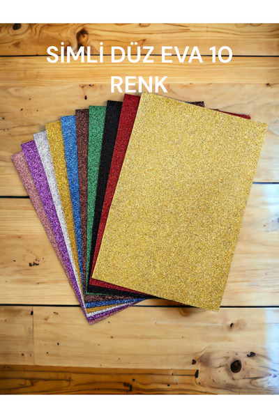SEYFİKİRTASİYE A4 DÜZ SİMLİ EVA 10 RENK 20X30 CM