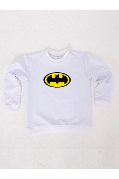 Batman εμπριμέ βαμβακερό ύφασμα παιδικό φούτερ