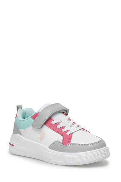 U.S. Polo Assn. THALES JR 3PR White Girls' Sneakers