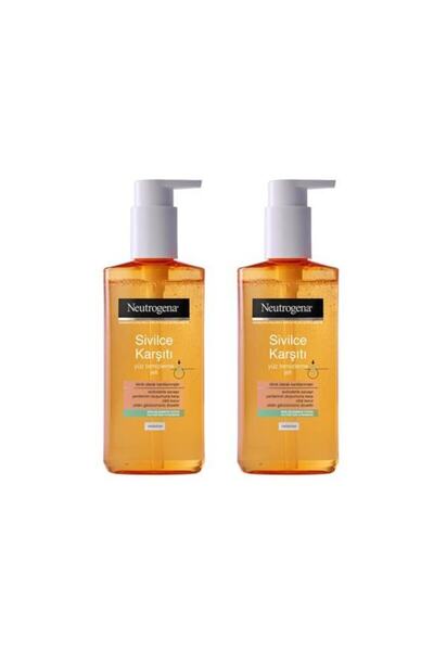 Neutrogena Sivilce Karşıtı Yüz Temizleme Jeli 200ml X2