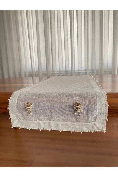 HALATÇI HOME - PEARL DETAILED RUNNER GOLD